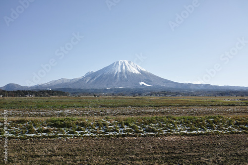 冬の伯耆富士大山西麓stock Photo Adobe Stock