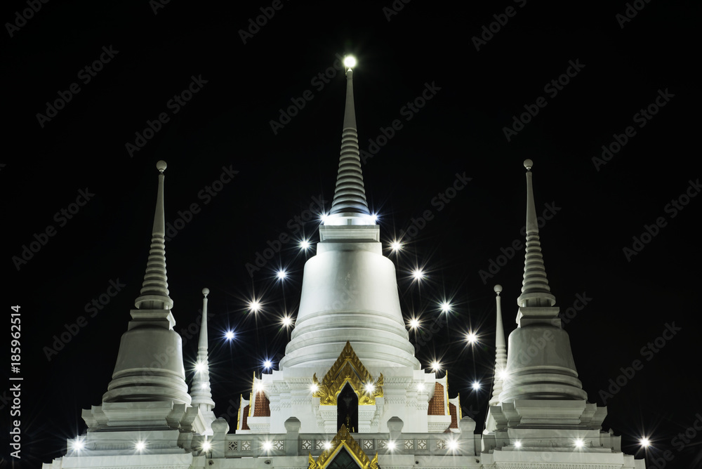 Landscape, Temple wat asokaram in Thailand