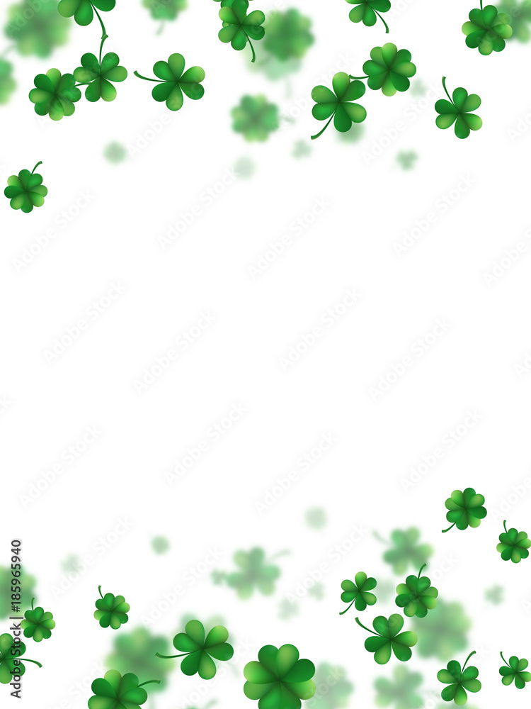 Saint Patricks day frame. EPS 10 vector