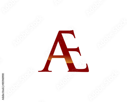 ae letter logo