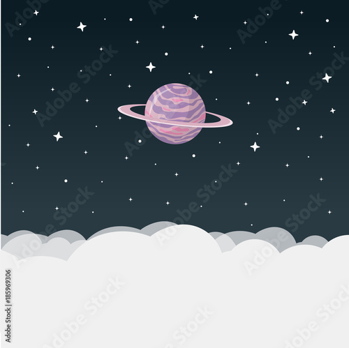 Planet Flat Design