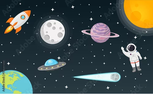 Obraz przestrzeń kosmiczna