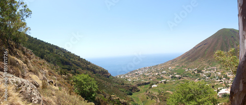 Tableau sur toile Isle of Salina, Sicily, Italy