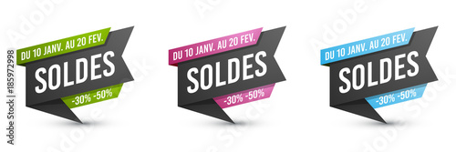 Obraz na płótnie Soldes étiquettes w salonie