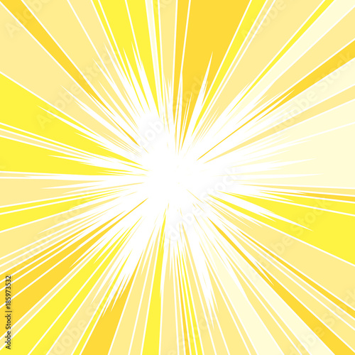 Hot and Glittering Summer Sun