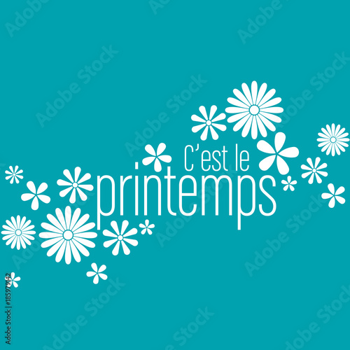 c'est le printemps