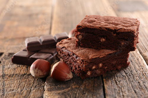 delicious chocolate brownie