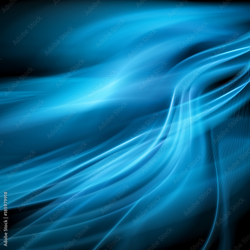 Fototapeta premium Abstract blue background