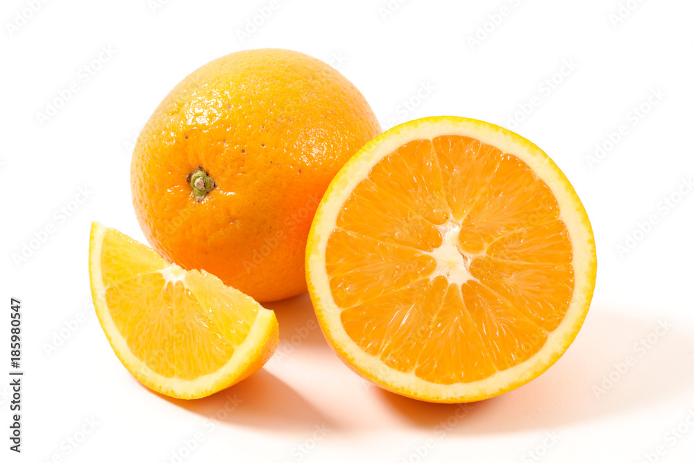 orange isolated on white background