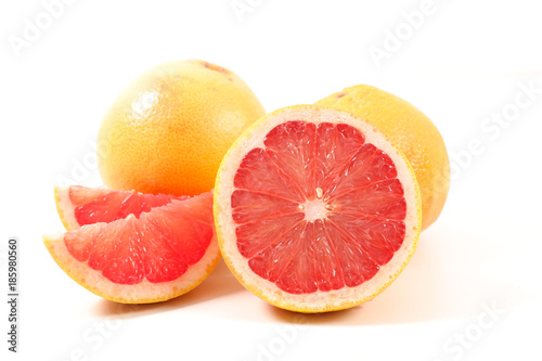 grapefruit isolated on white background