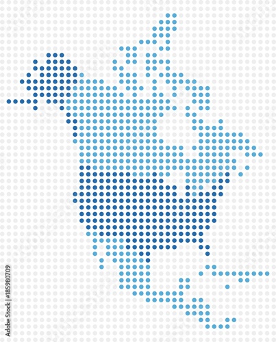 Map of North America