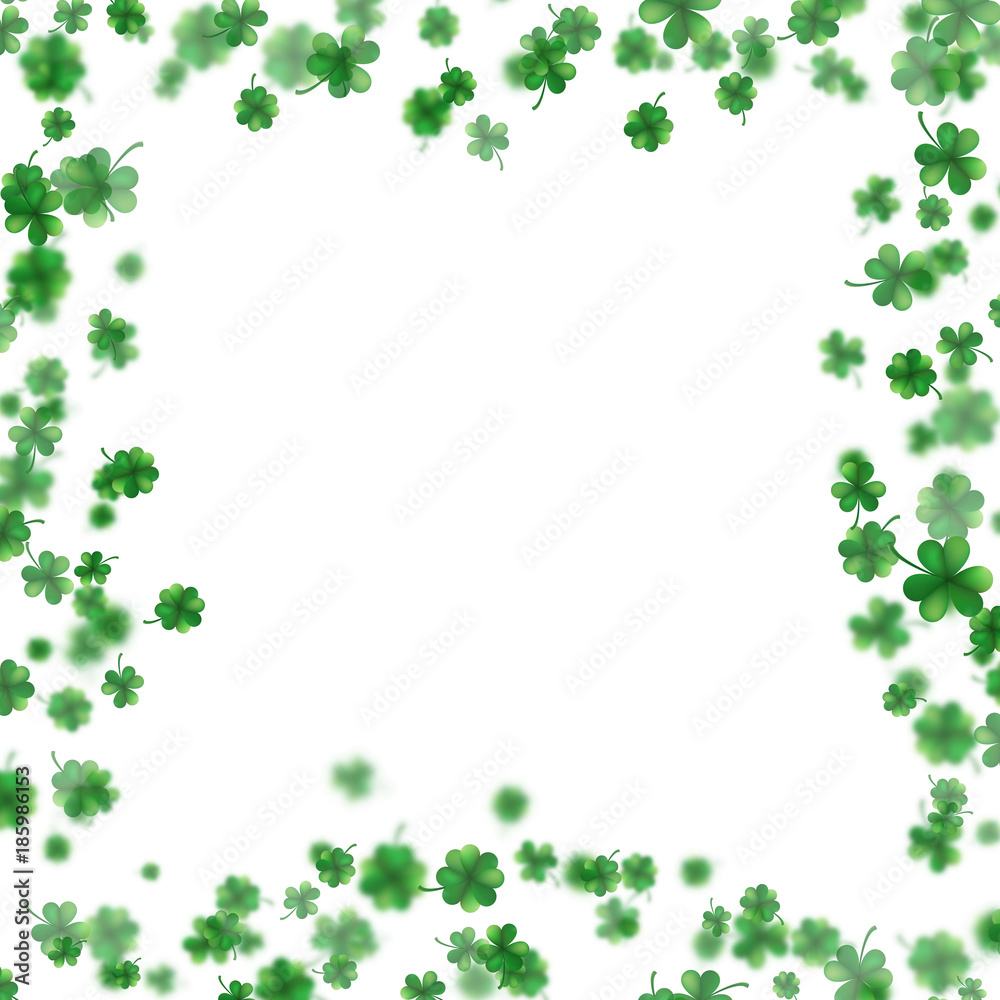 St Patrick s Day frame isolated on white background. EPS 10 vector St Patrick s Day frame isolated on white background. EPS 10 vector