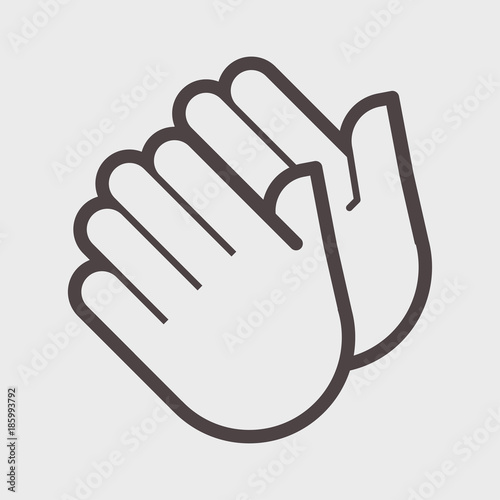 Hand shake gesture.