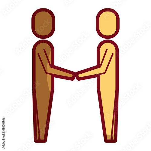 business men hands shake teamwork
