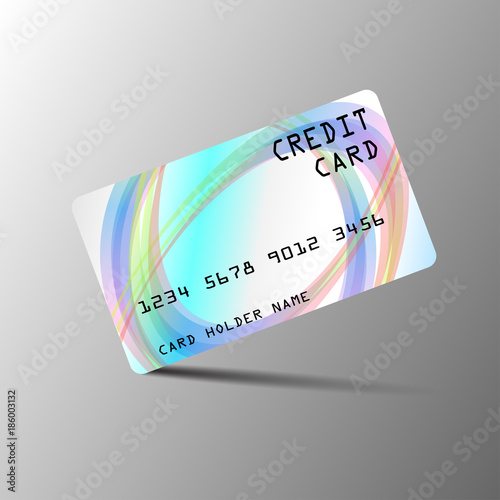 modern credit card, business VIP card, design for privilege member, vector