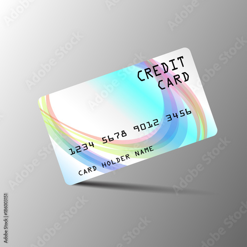 modern credit card, business VIP card, design for privilege member, vector
