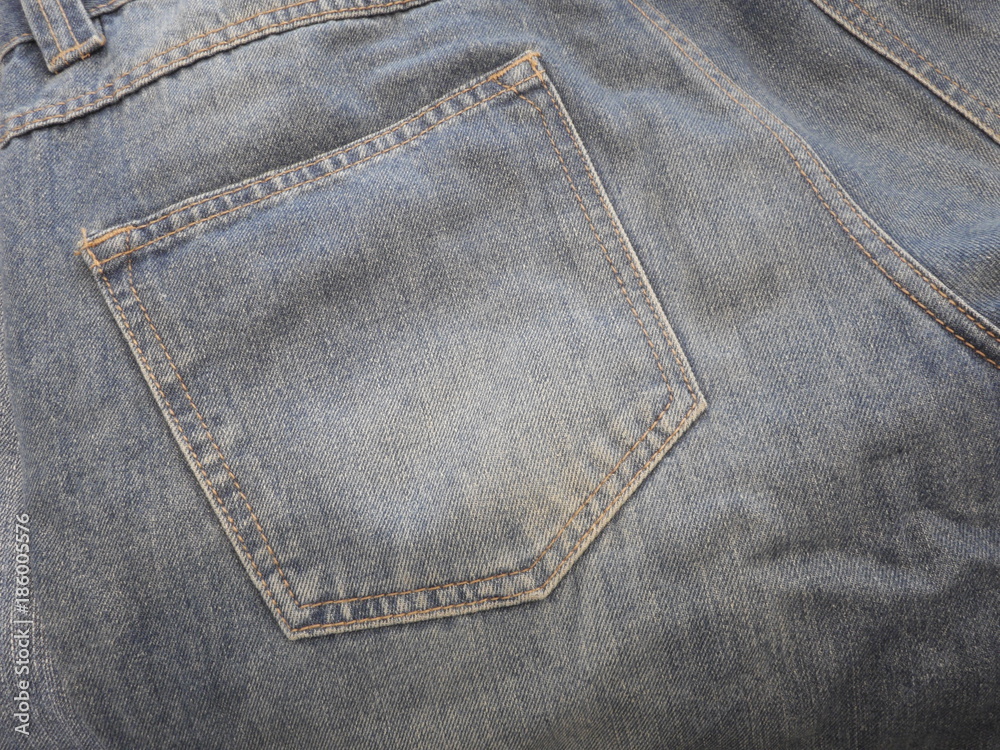 Fototapeta premium back pocket jeans pants