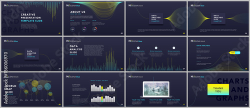 Clean and minimal presentation templates. Business infographic. Brochure cover vector design. Presentation slides for flyer, leaflet, brochure, corporate, marketing, advertising, annual report, banner