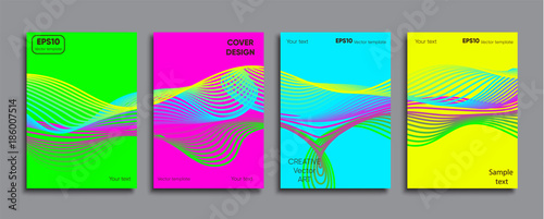 Creative colored cover. Cover design.