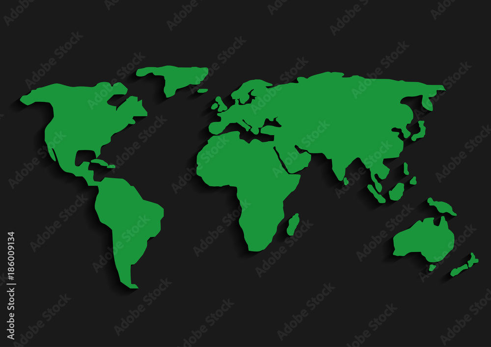 Green World map