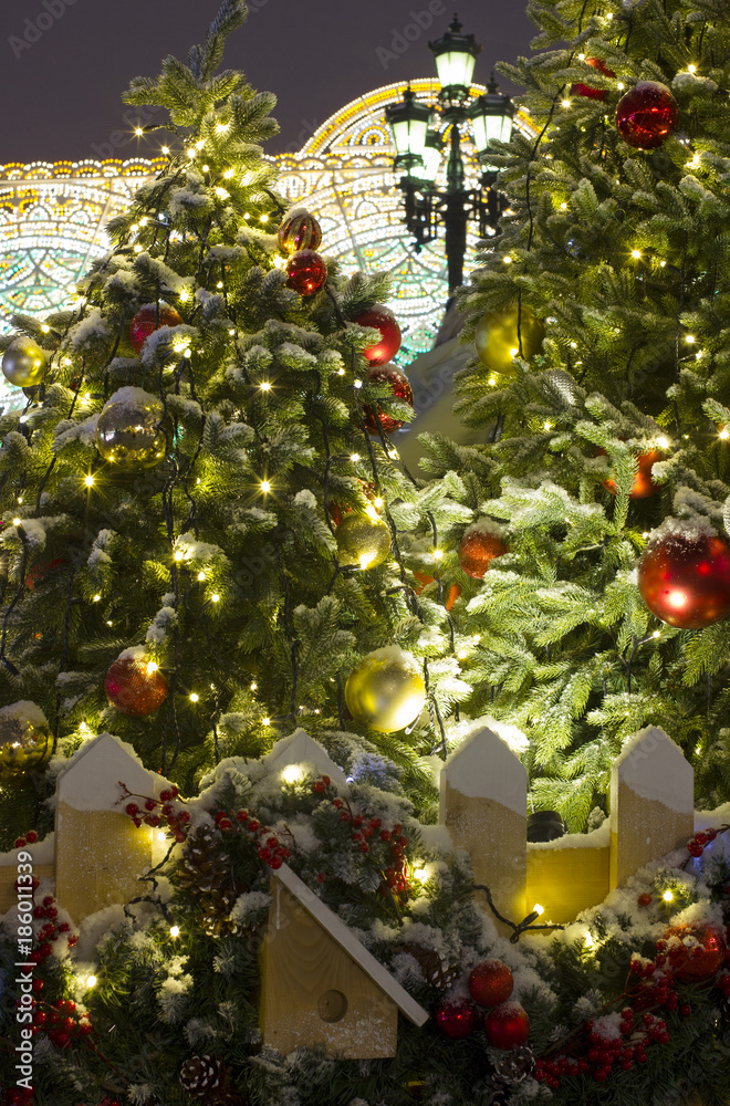 Colorful Christmas city Moscow Colorful Christmas city Moscow