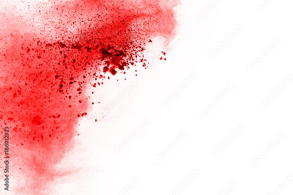 abstract powder splatted background. Red powder explosion on black background. Colored cloud. Colorful dust explode. Paint Holi. abstract powder splatted background. Red powder explosion on black background. Colored cloud. Colorful dust explode. Paint Holi.