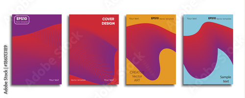 Creative colored cover. Cover design.
