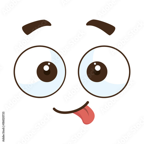 face crazy emoji kawaii character photo