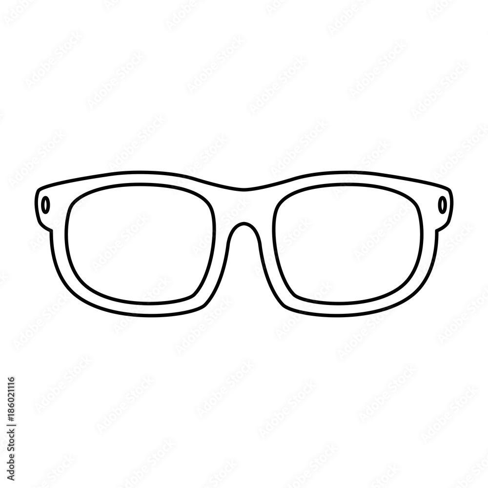 eye glasses isolated icon eye glasses isolated icon