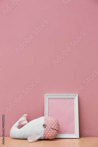 Child's room interior detai...