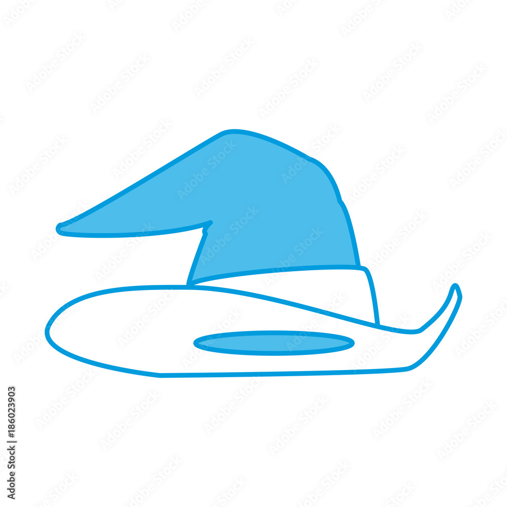 Witch hat isolated icon vector illustration graphic design Witch hat isolated icon vector illustration graphic design