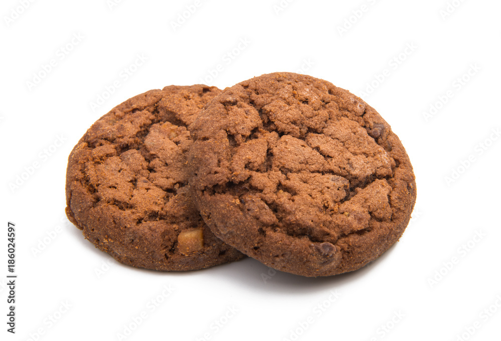 biscuits with chocolate isolated biscuits with chocolate isolated