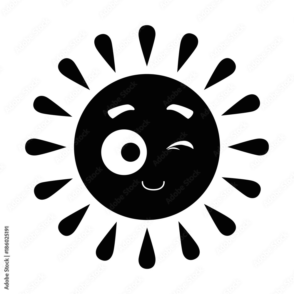 summer sun accomplice kawaii character summer sun accomplice kawaii character