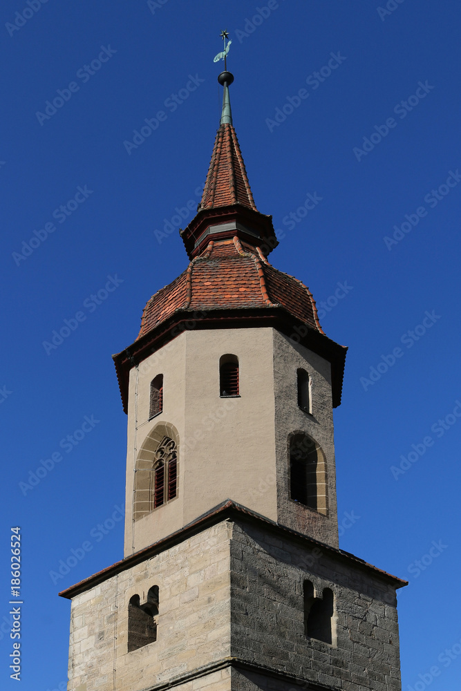 Johanneskirche in Feuchtwangen, Bayern, Deutschland Johanneskirche in Feuchtwangen, Bayern, Deutschland