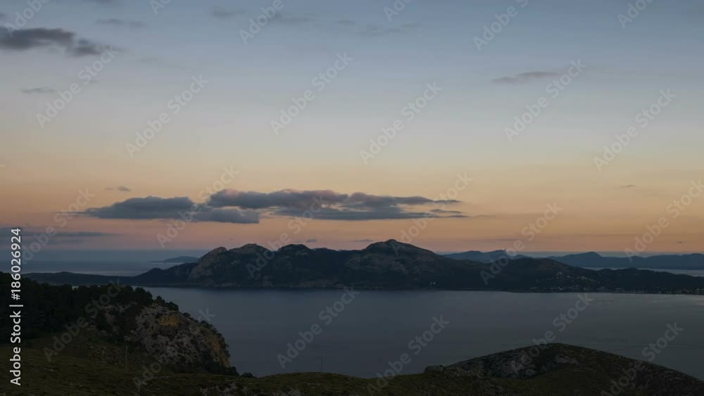 4K timelapse of sunset in Mallorca, Spain 4K timelapse of sunset in Mallorca, Spain