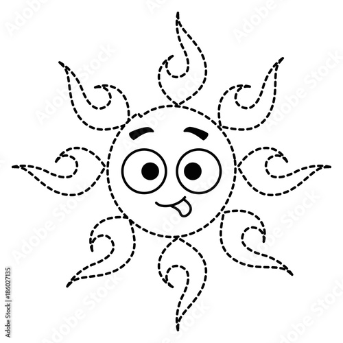 summer sun crazy kawaii character photo