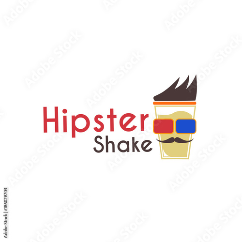 Milkshake Logo Vector Art