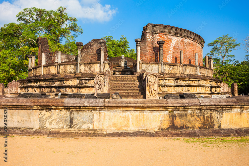 Polonnaruwa in Sri Lanka