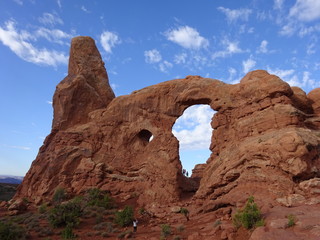 Fotobehang Natuurpark Natuurlijke zandstenen boog in Utah  © area51uk