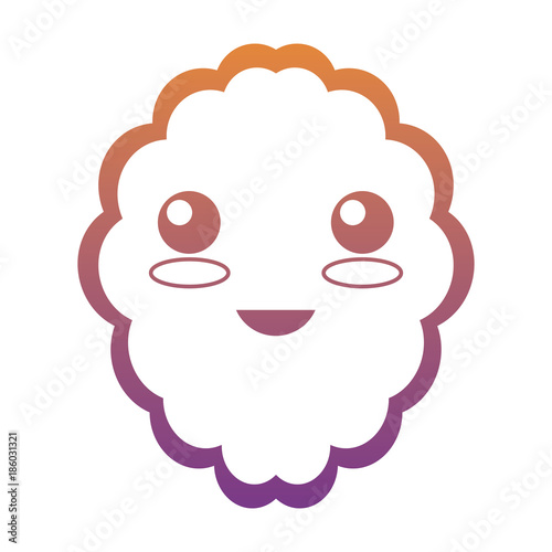 kawaii brain icon