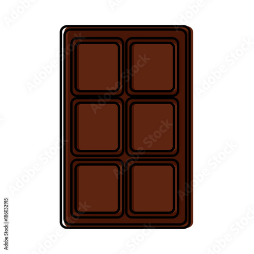 chocolate bar icon image vector illustration design 