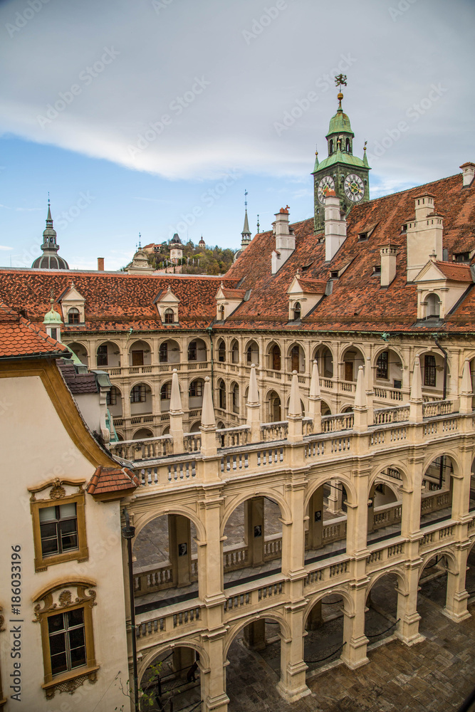 Sehenswürdigkeiten von Graz: Landhaus mit Arkadenhof