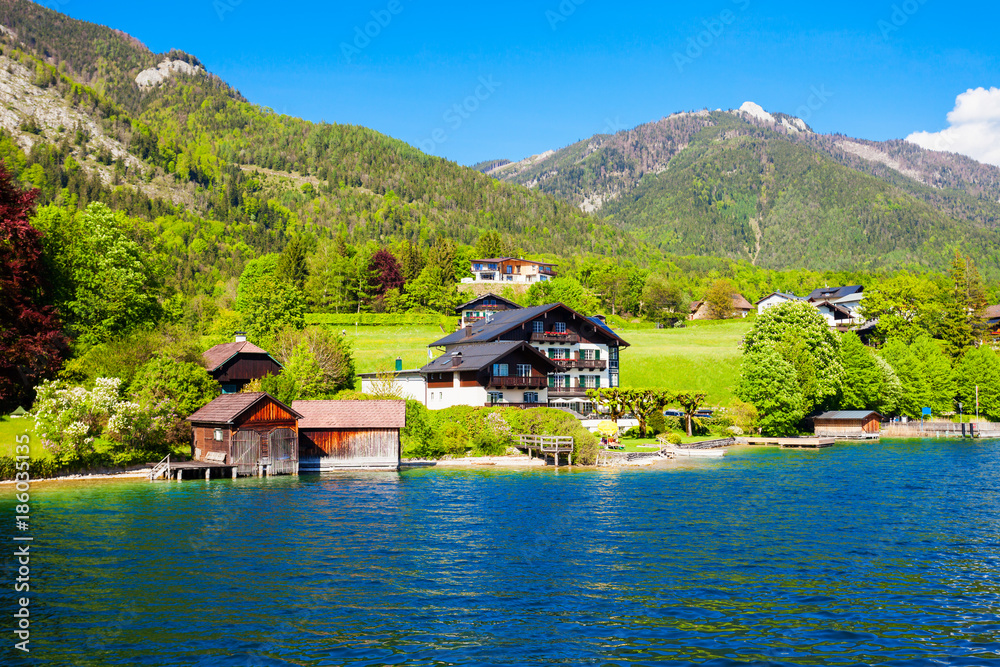 Wolfgangsee lake in Austria