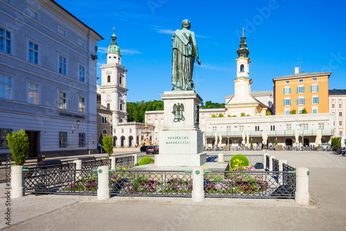 Mozart monument statue, Salzburg