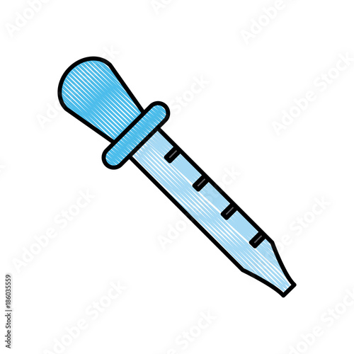 Lab dropper isolated icon vector illustration graphic design