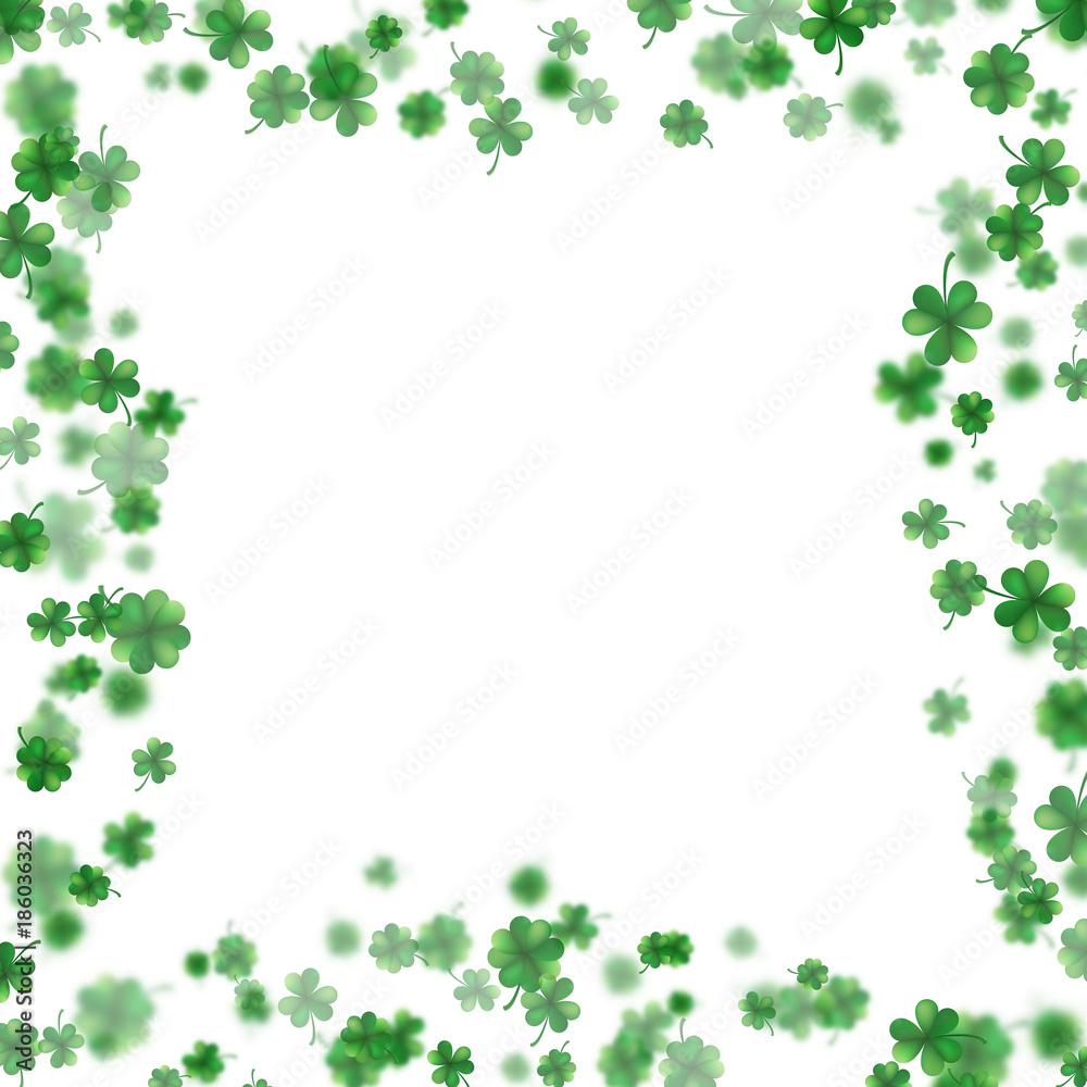 St Patrick s Day frame isolated on white background. EPS 10 vector St Patrick s Day frame isolated on white background. EPS 10 vector