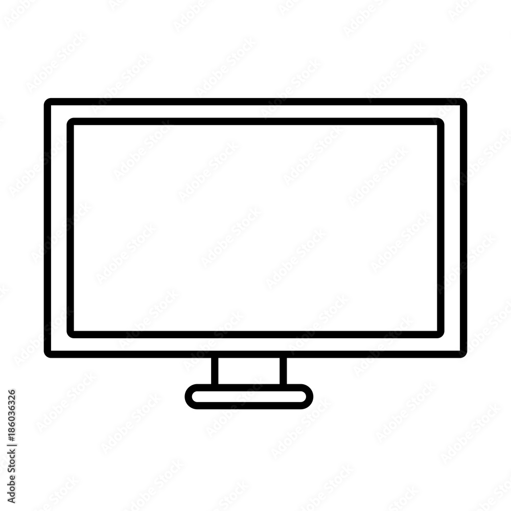 Pc screen technology icon vector illustration graphic design Pc screen technology icon vector illustration graphic design