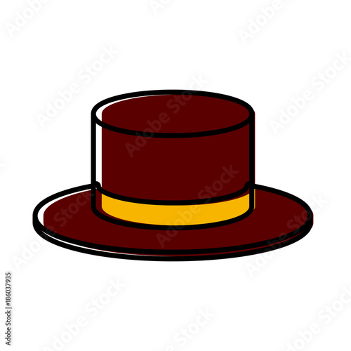 Vintage male hat icon vector illustration graphic design