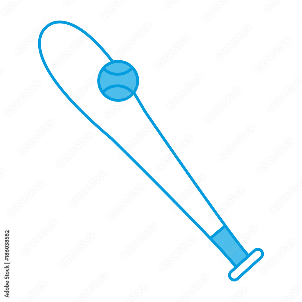 Baseball bat and ball icon vector illustration graphic design Baseball bat and ball icon vector illustration graphic design