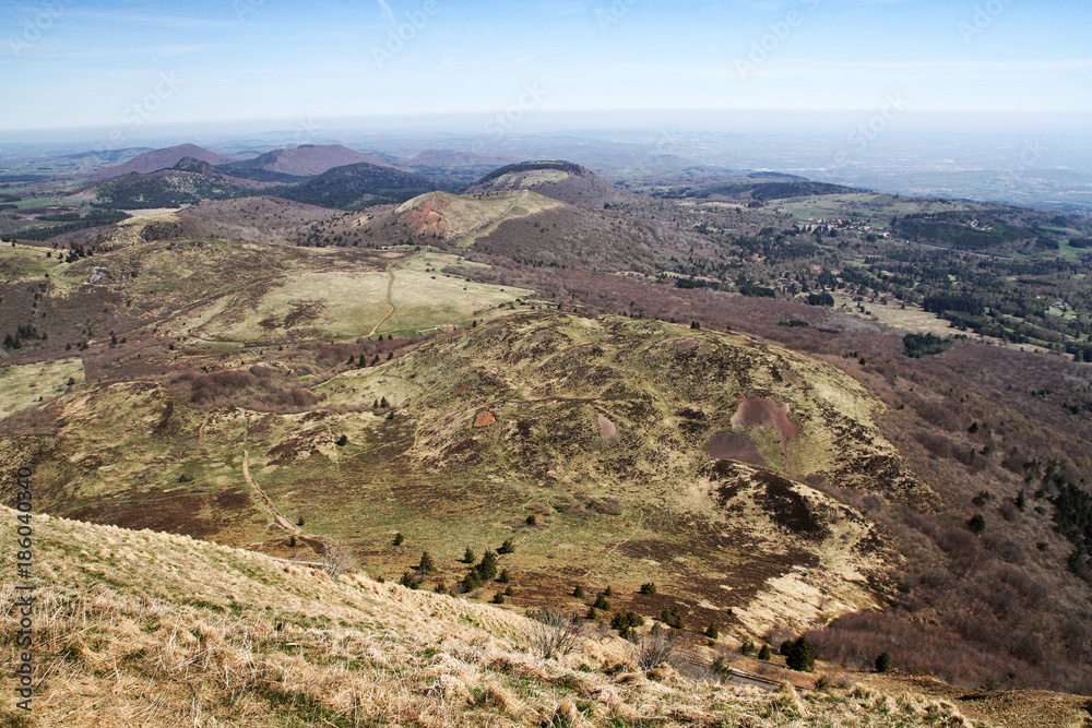 View from a mountain in France View from a mountain in France